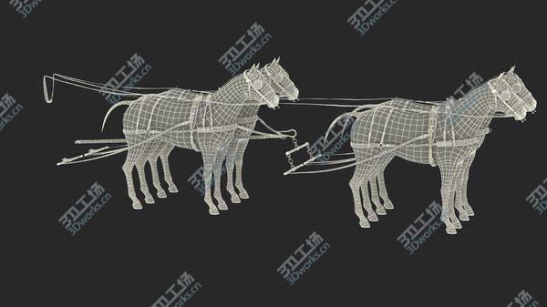 images/goods_img/20210312/3D model Team of Four Leather Harness Rigged/4.jpg